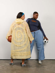 KKCo x BRZ - Spiral Windbreaker in Butter