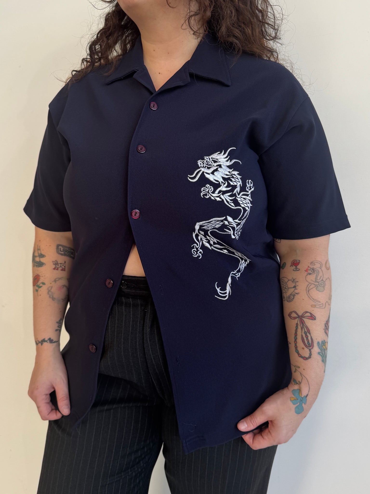 Vintage - Dragon Button Down (XL/1X)