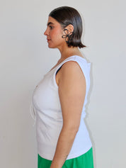 ABL ESTUDIO - Cropped Star Tank Top (1X-4X)