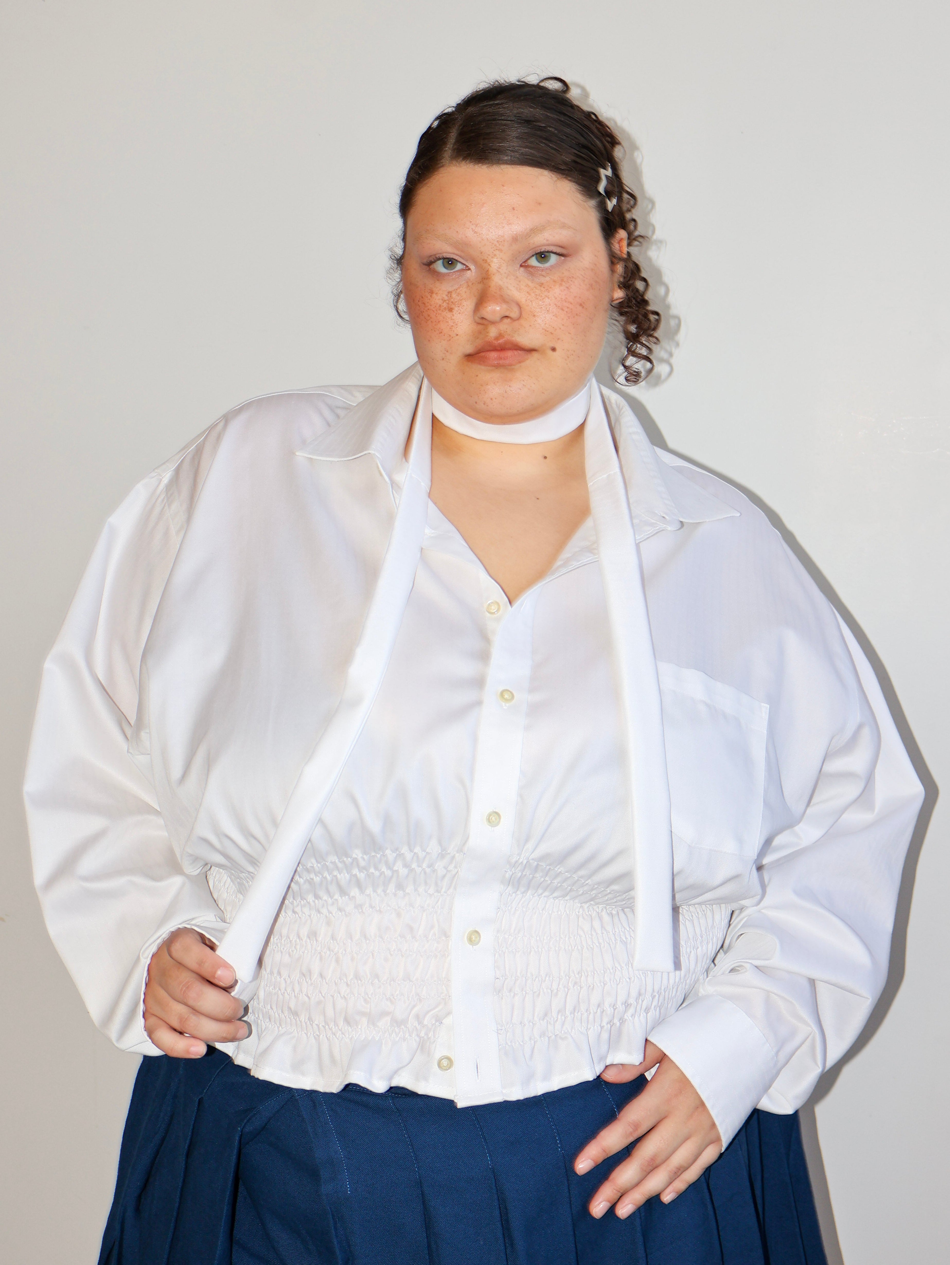 LAHMICHELLA - White Marielle Top (3X)