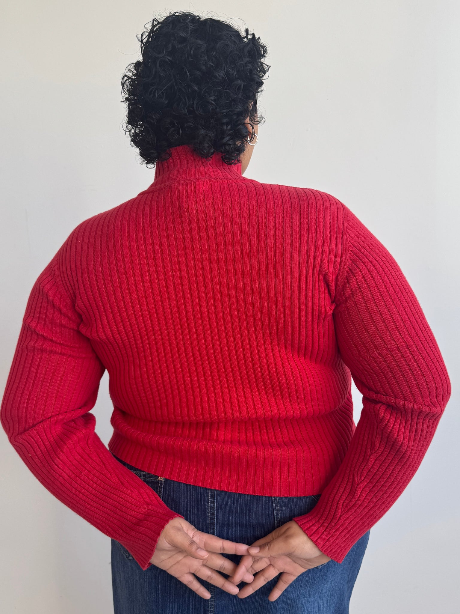 Vintage - Red Tommy Hilfiger Sweater (XL-2X)