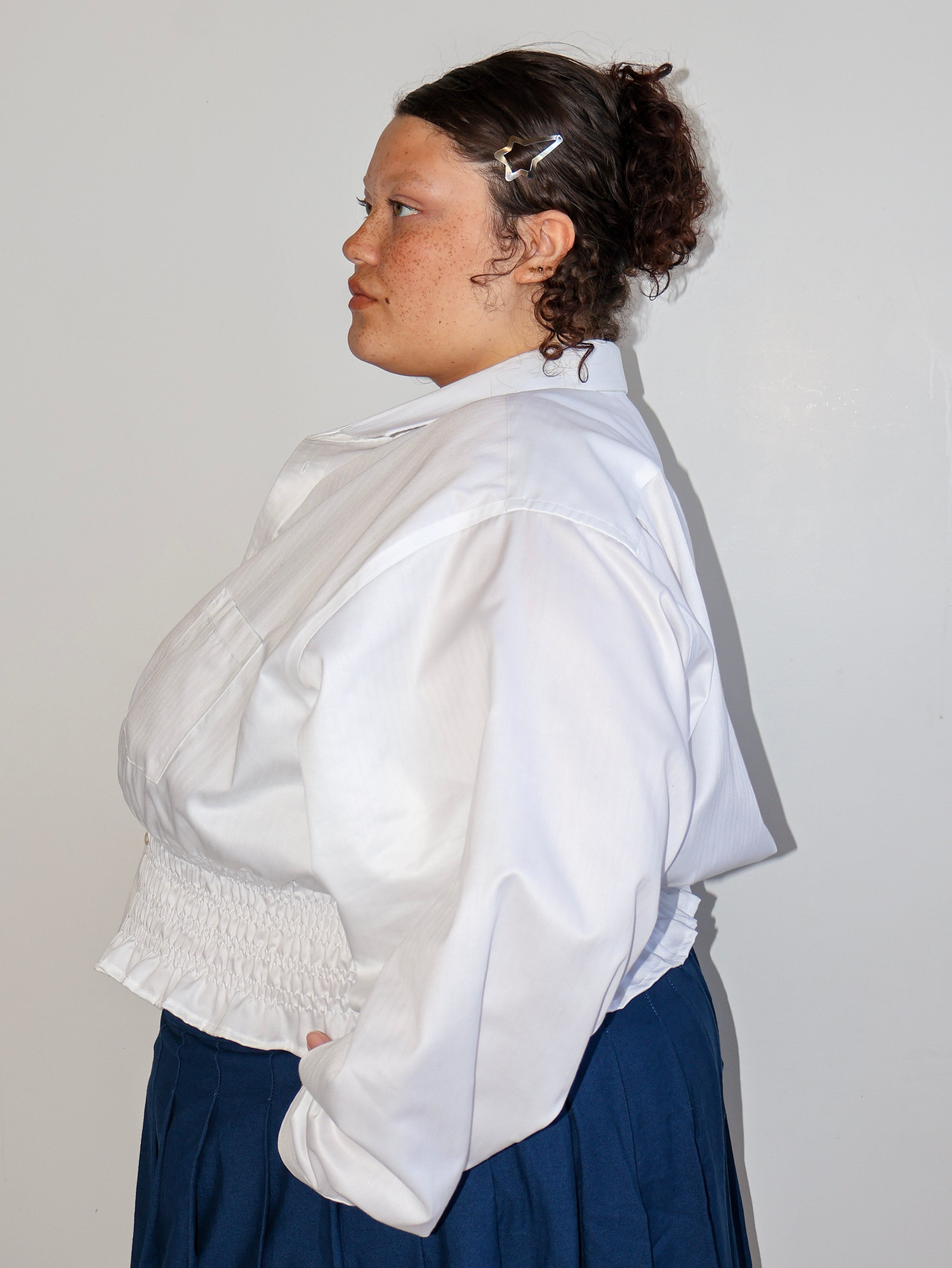 LAHMICHELLA - White Marielle Top (3X)