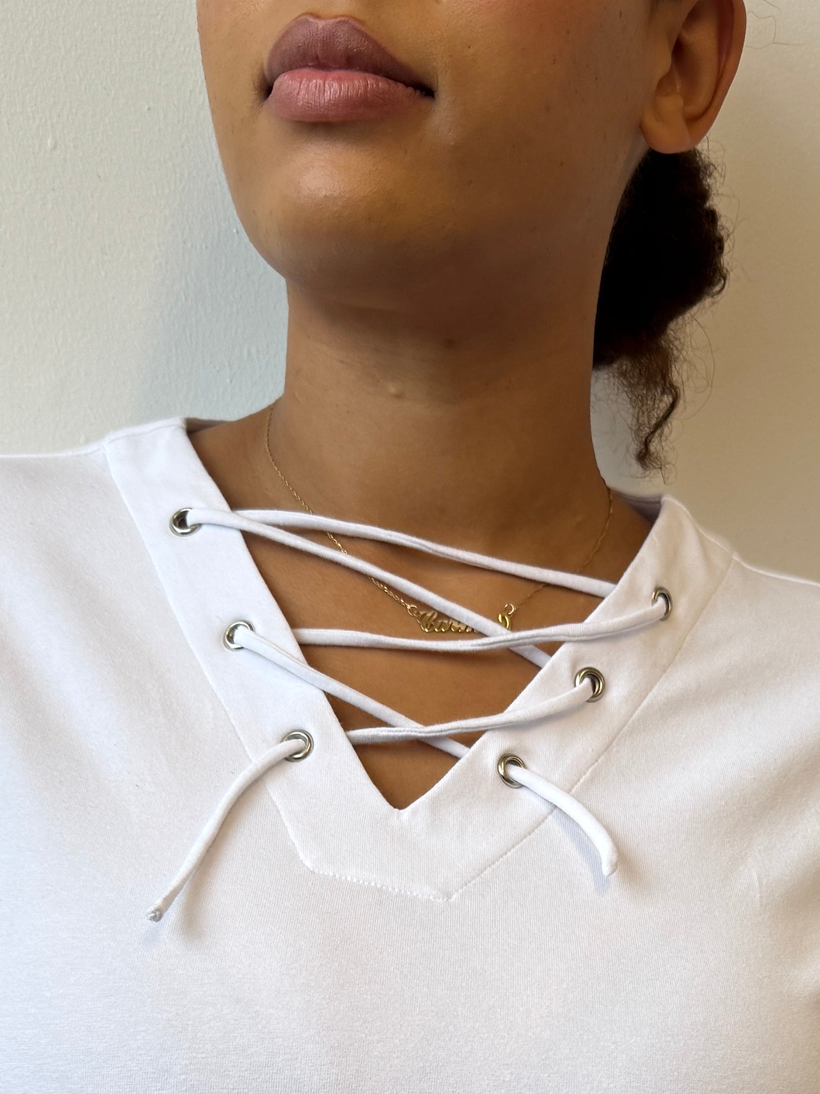 ABL ESTUDIO - Eyelet Tee (L-3X)
