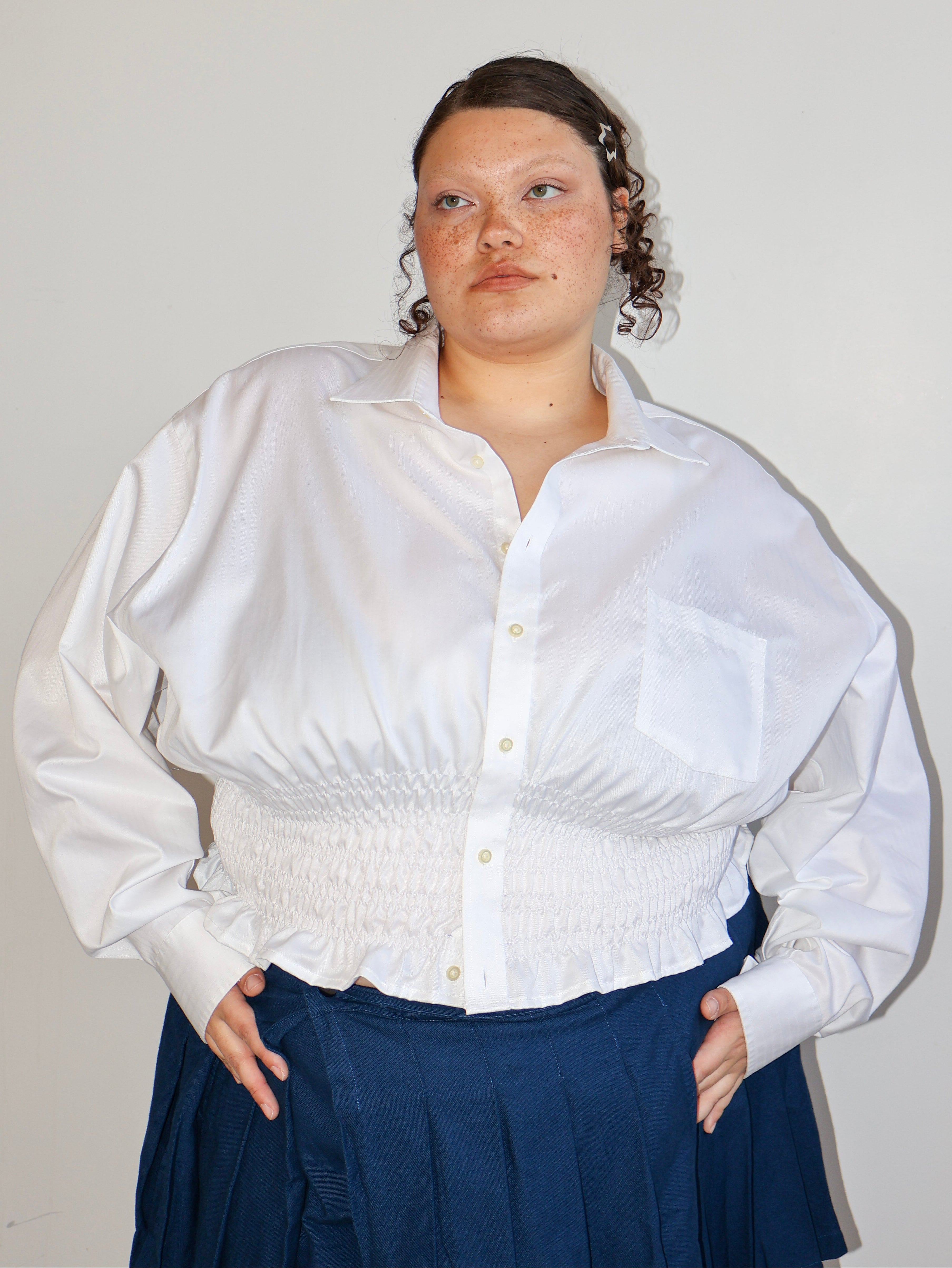 LAHMICHELLA - White Marielle Top (3X)