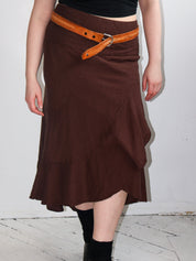 Lazy Sundays Home - Reworked Concho + Stars Tan Belt (40")