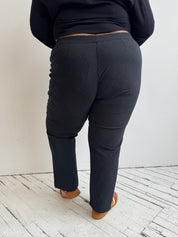 Vintage - Black/Blue Pin Stripe Trouser (3X)