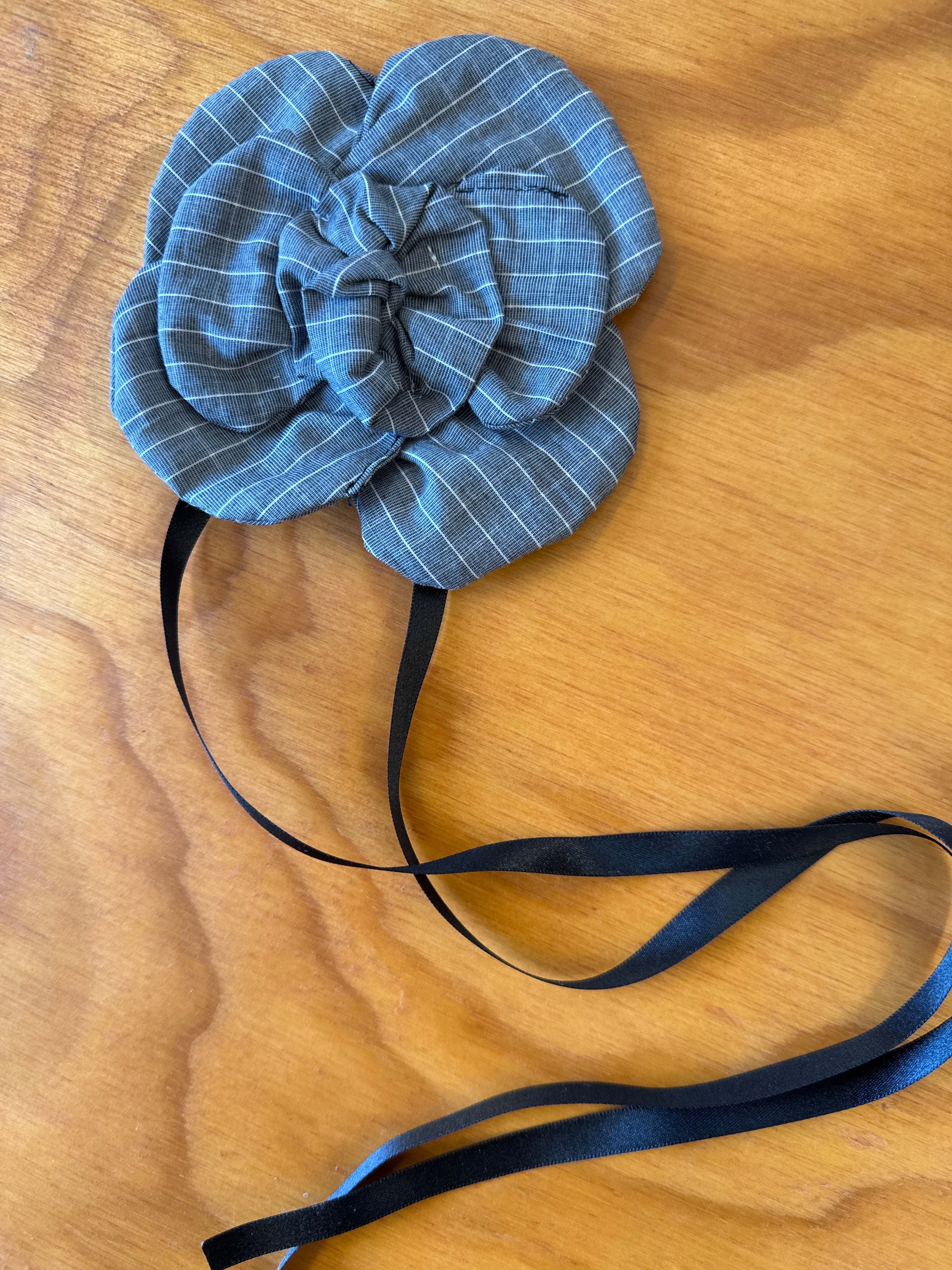 Grandpa’s Shirts - Grey Check Brooch
