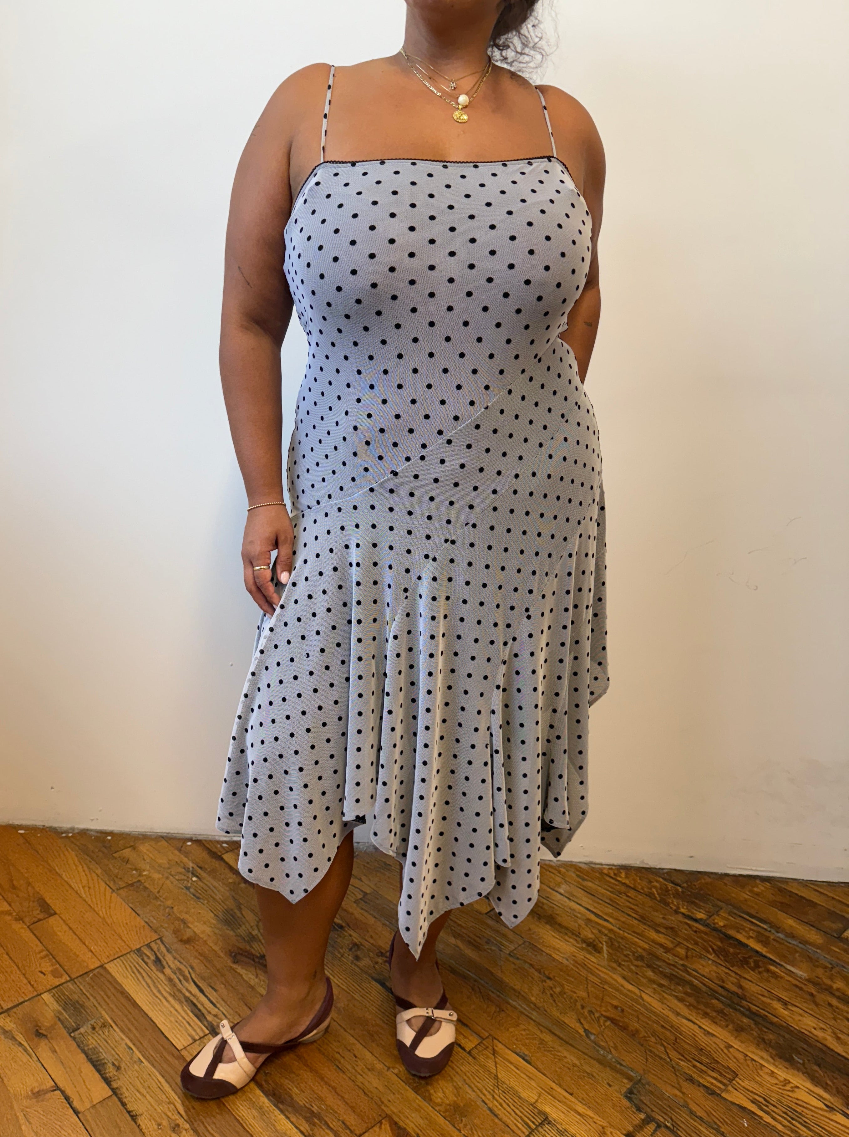 Cueva - Odette Dress in Polka Dot (XL-4X)