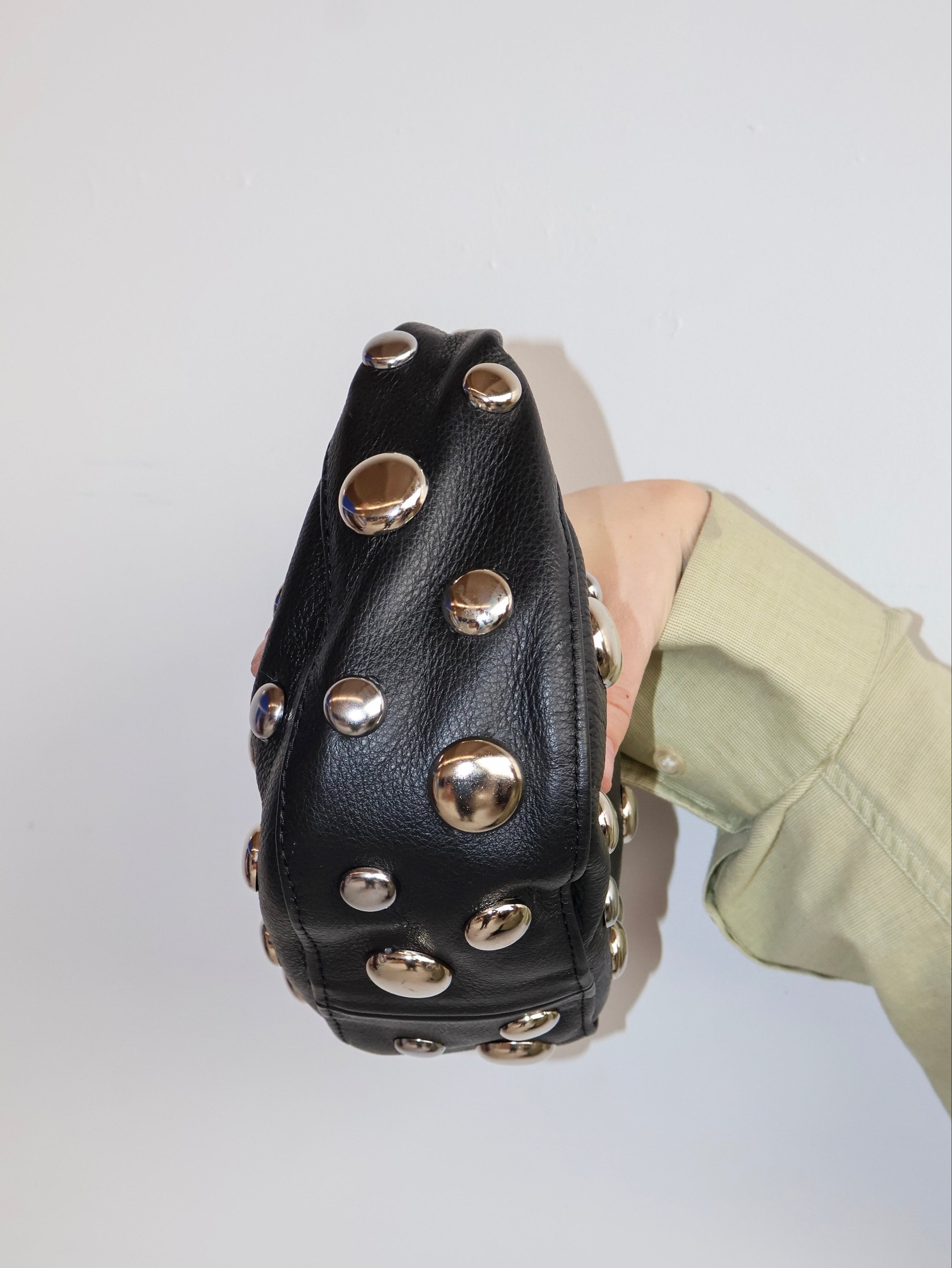 Dani Feris - Black Silver Stud Bag