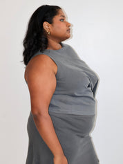 Gina Corrieri x BRZ - Grey U-Top (2X)