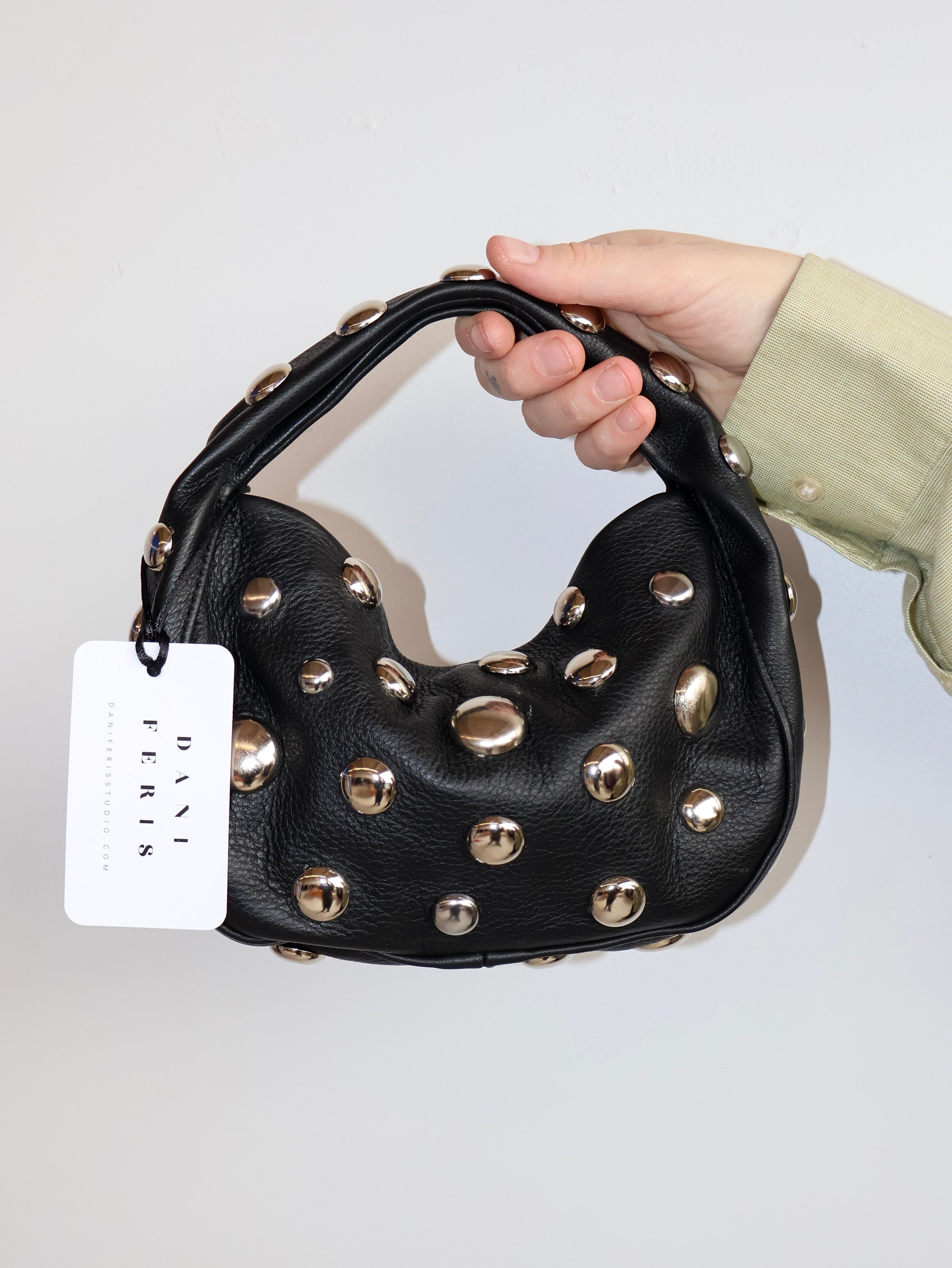 Dani Feris - Black Silver Stud Bag