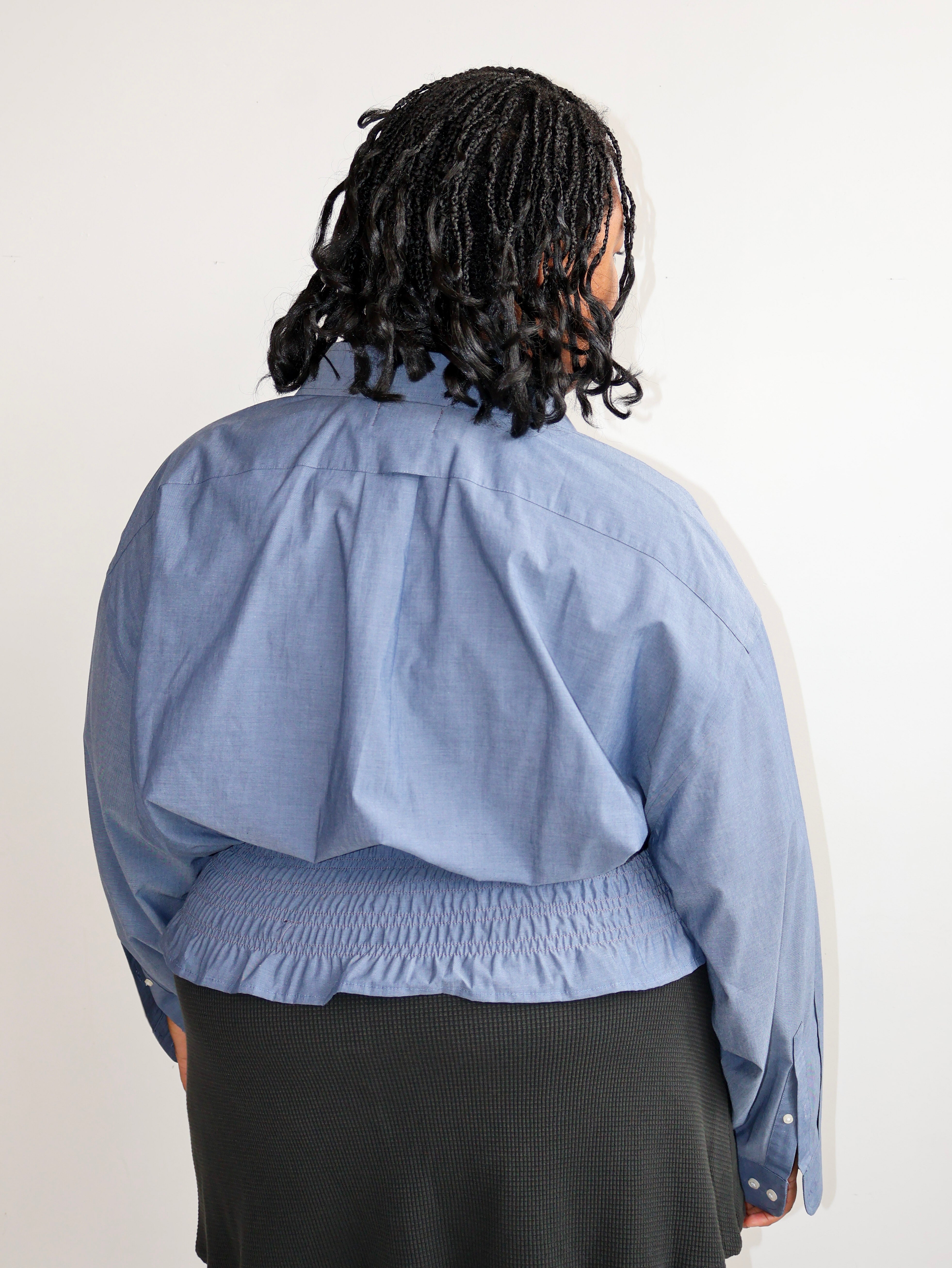 LAHMICHELLA x BRZ - Marielle Top in Slate (2X/3X)