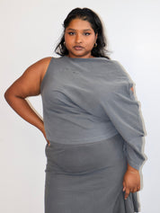 Gina Corrieri x BRZ - Grey U-Top (2X)