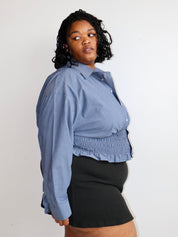 LAHMICHELLA x BRZ - Marielle Top in Slate (2X/3X)