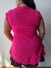 Gina Corrieri - 180 Top - Hot Pink (XL/1X)