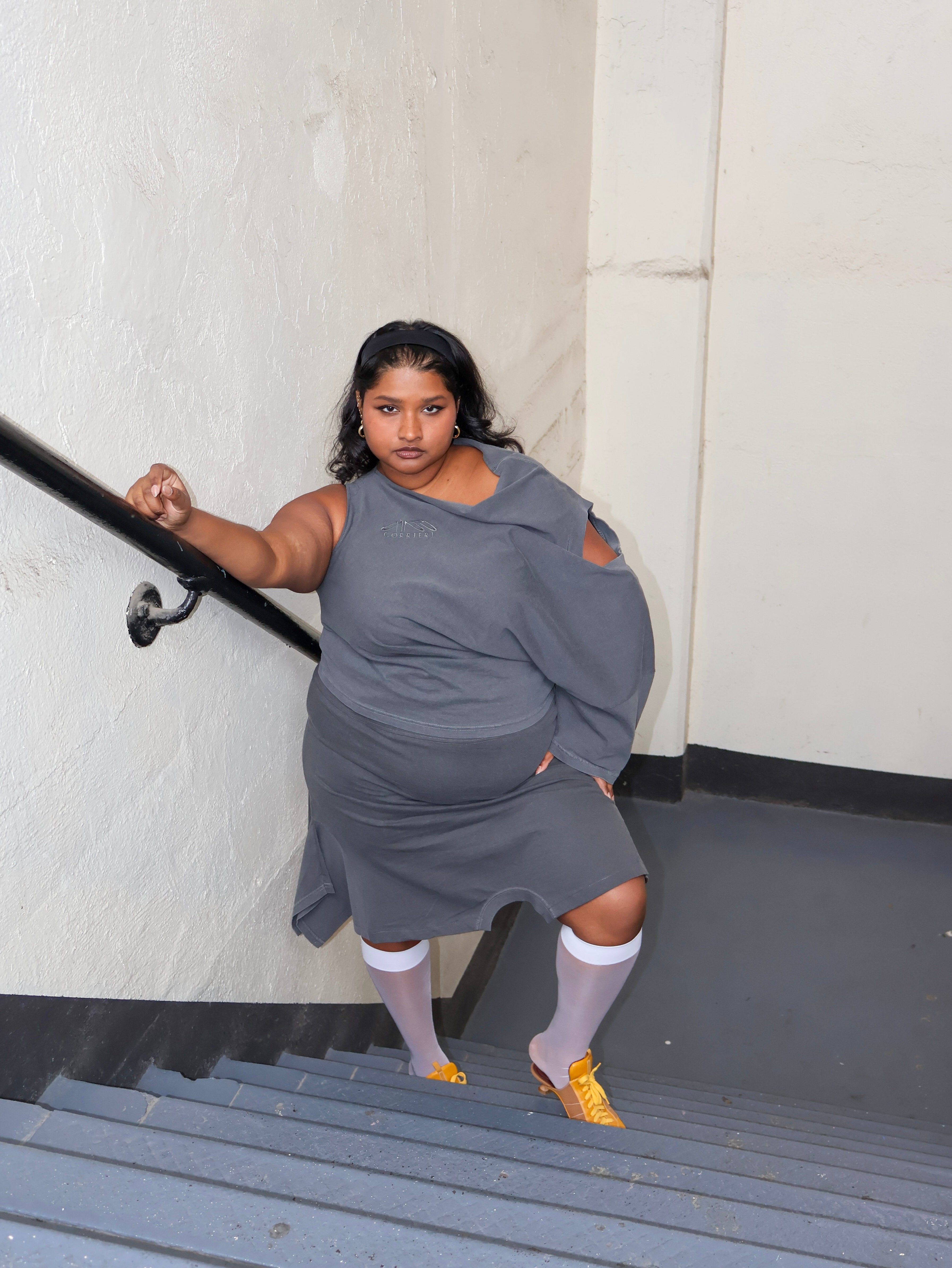 Gina Corrieri x BRZ - Grey U-Top (2X)