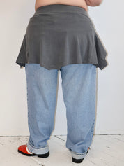 Gina Corrieri x BRZ - Gray Mini T-Skirt (XL)