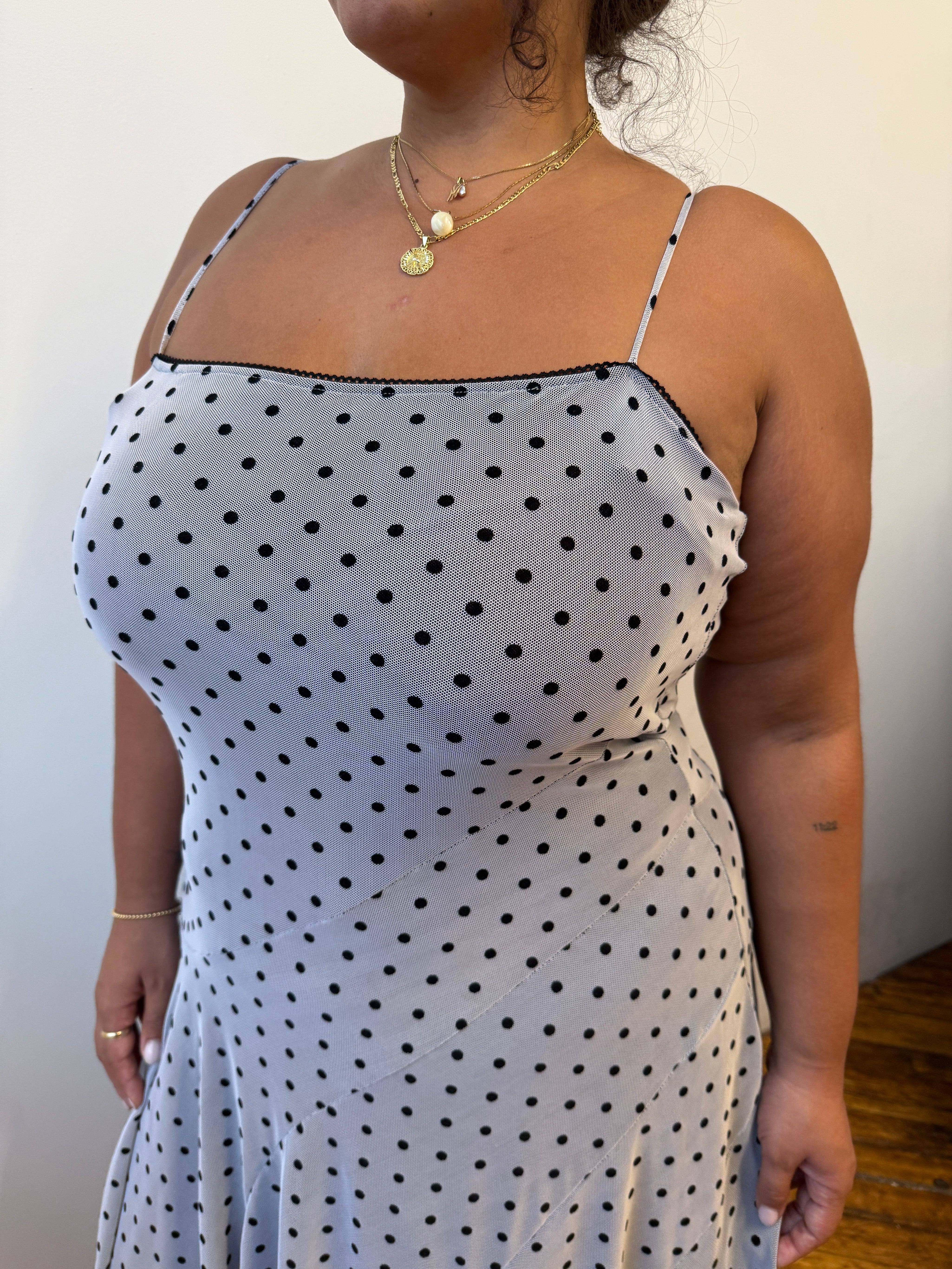 Cueva - Odette Dress in Polka Dot (XL-4X)