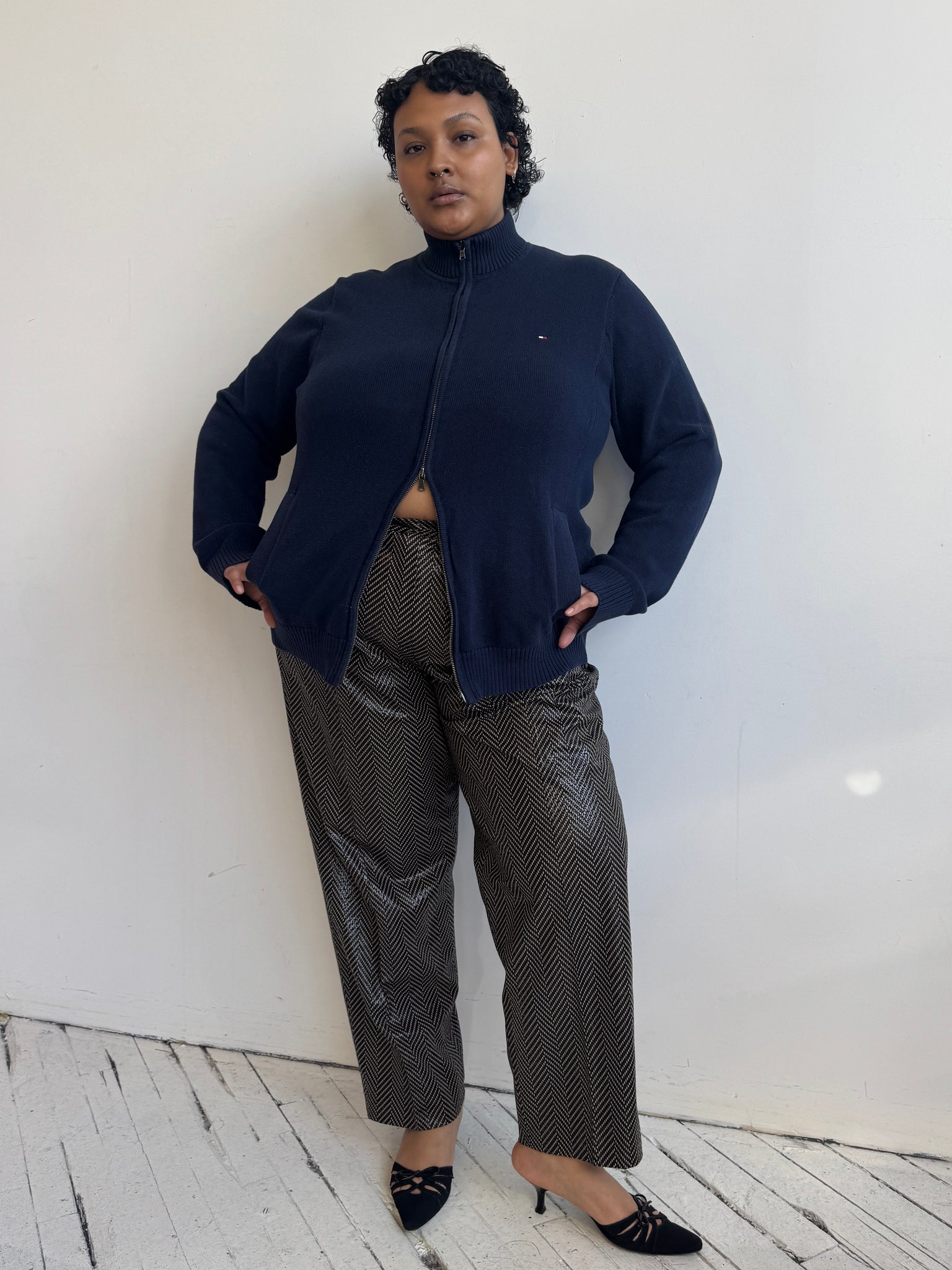 Vintage - Coated Snake Trousers (2X)