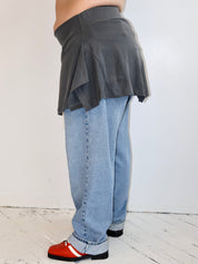 Gina Corrieri x BRZ - Gray Mini T-Skirt (XL)