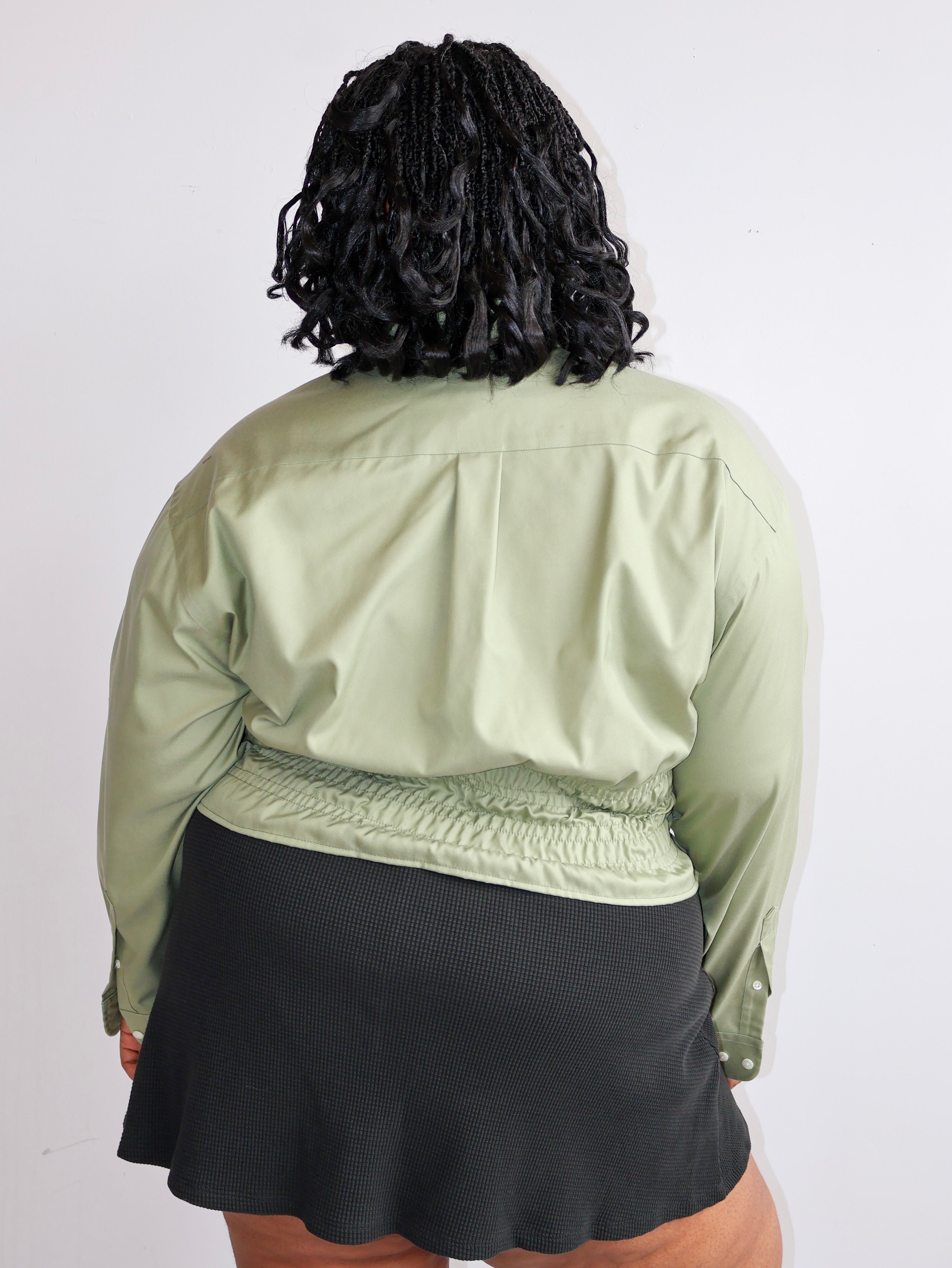 LAHMICHELLA x BRZ - Marielle Top in Green (1X/2X)