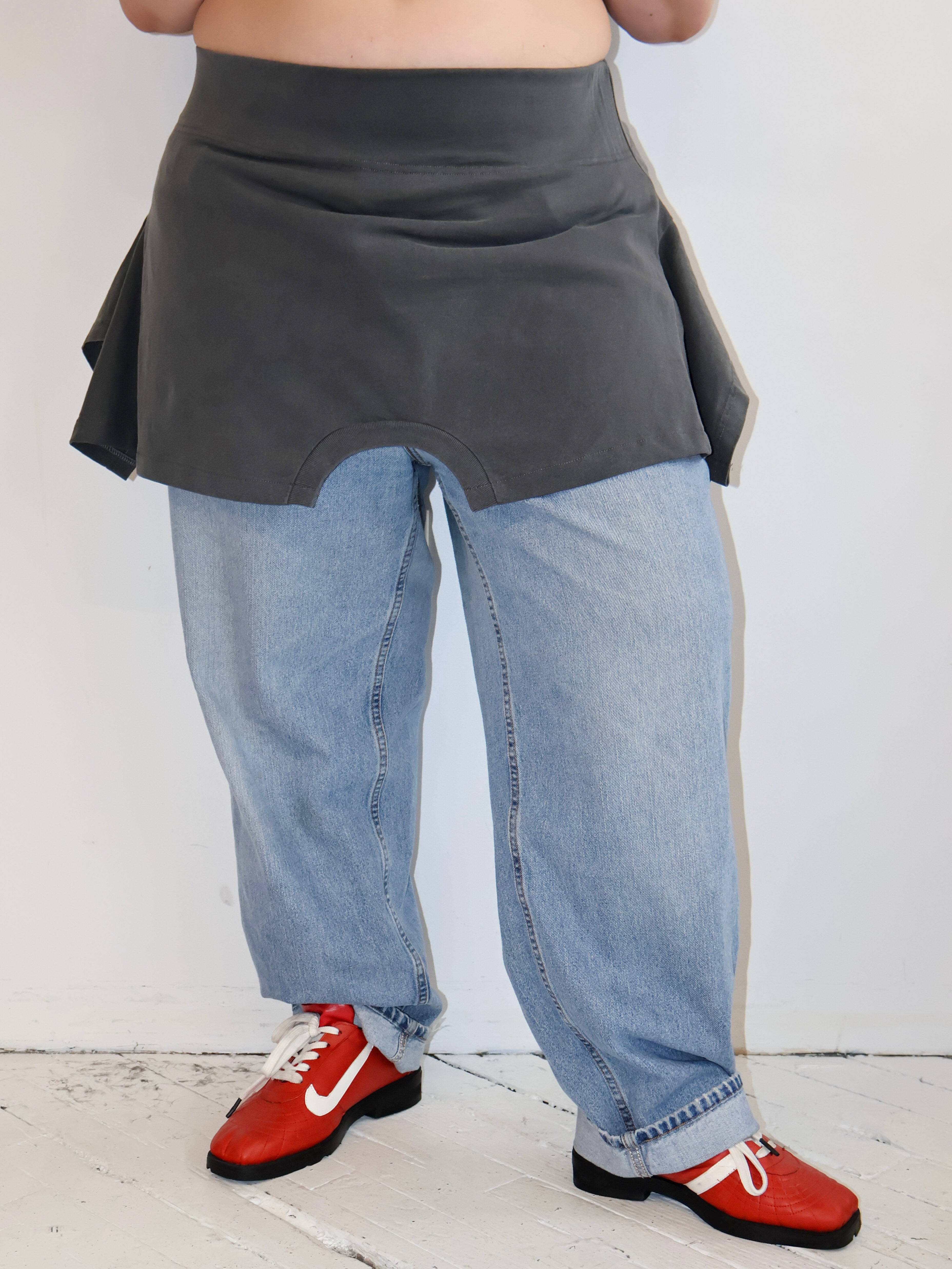 Gina Corrieri x BRZ - Gray Mini T-Skirt (XL)