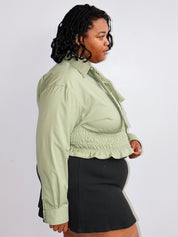 LAHMICHELLA x BRZ - Marielle Top in Green (1X/2X)