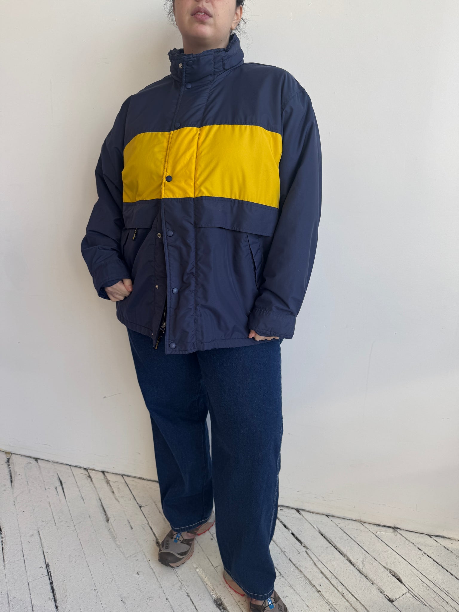 Vintage - Navy and Yellow Jacket (2X)