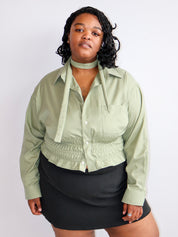 LAHMICHELLA x BRZ - Marielle Top in Green (1X/2X)