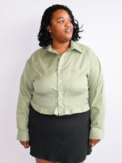 LAHMICHELLA x BRZ - Marielle Top in Green (1X/2X)