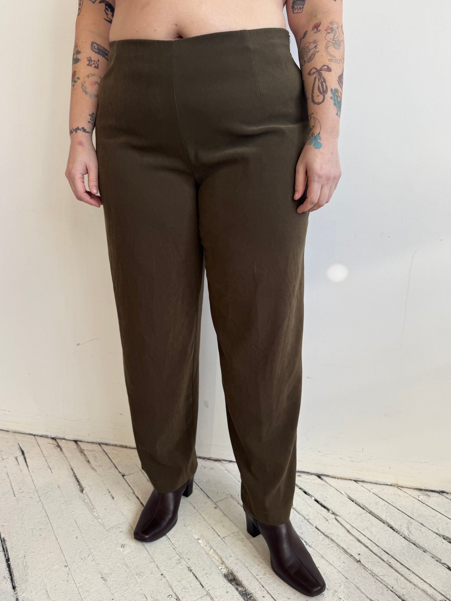 Vintage - Dark Green Pants (1X)