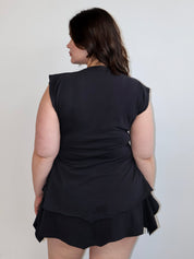 Gina Corrieri x BRZ - Black 180 Top (L/XL + XL/1X)