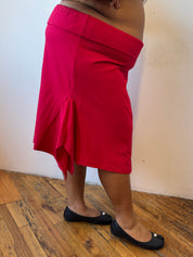 Gina Correri - Red Midi Skirt (3X/4X)