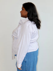 Estudio 1999 x BRZ - Lilac Plaid Camisa Bustier (1X/2X)