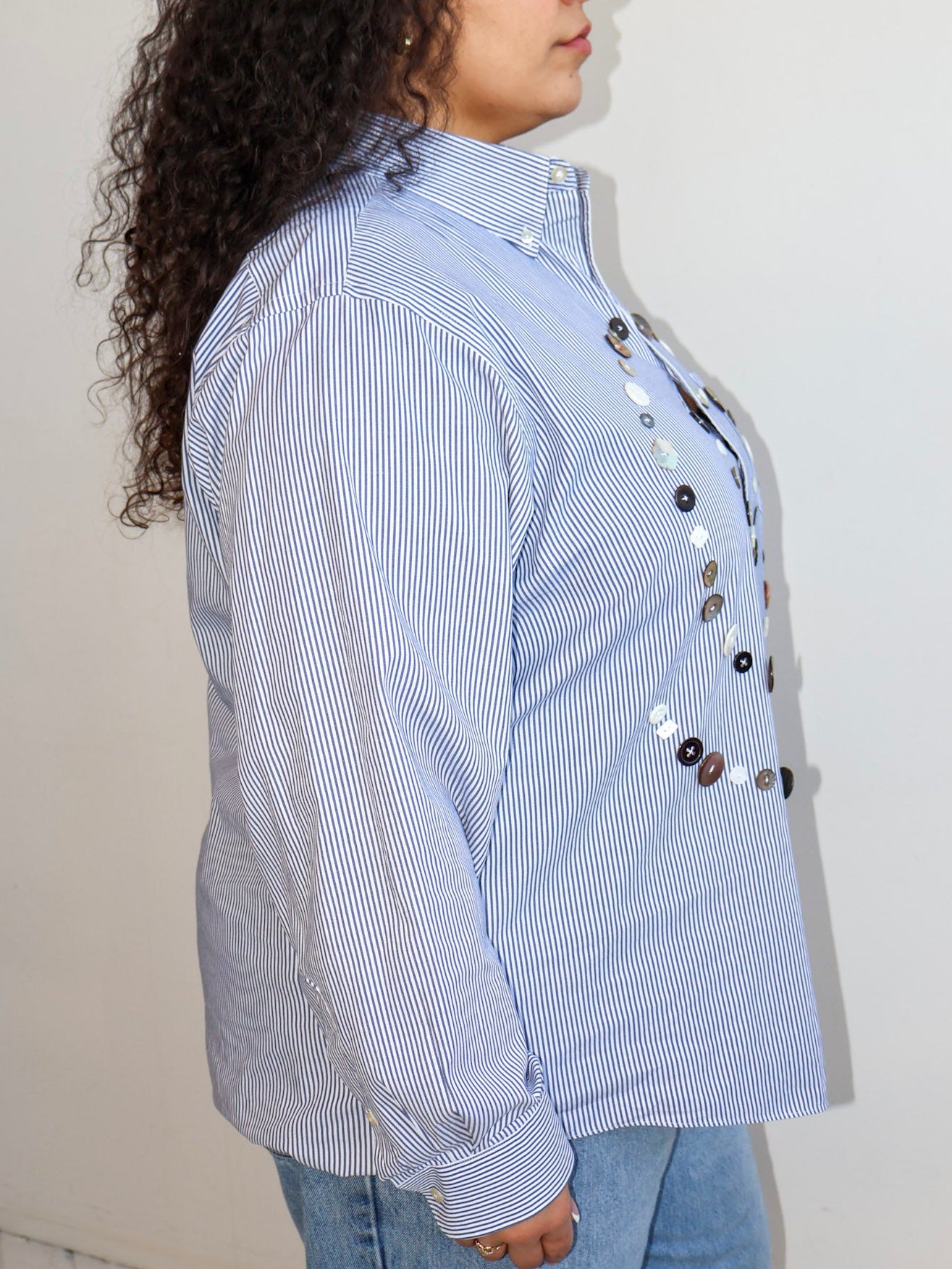 Maya x BRZ - Striped Spiral Shirt (1X)