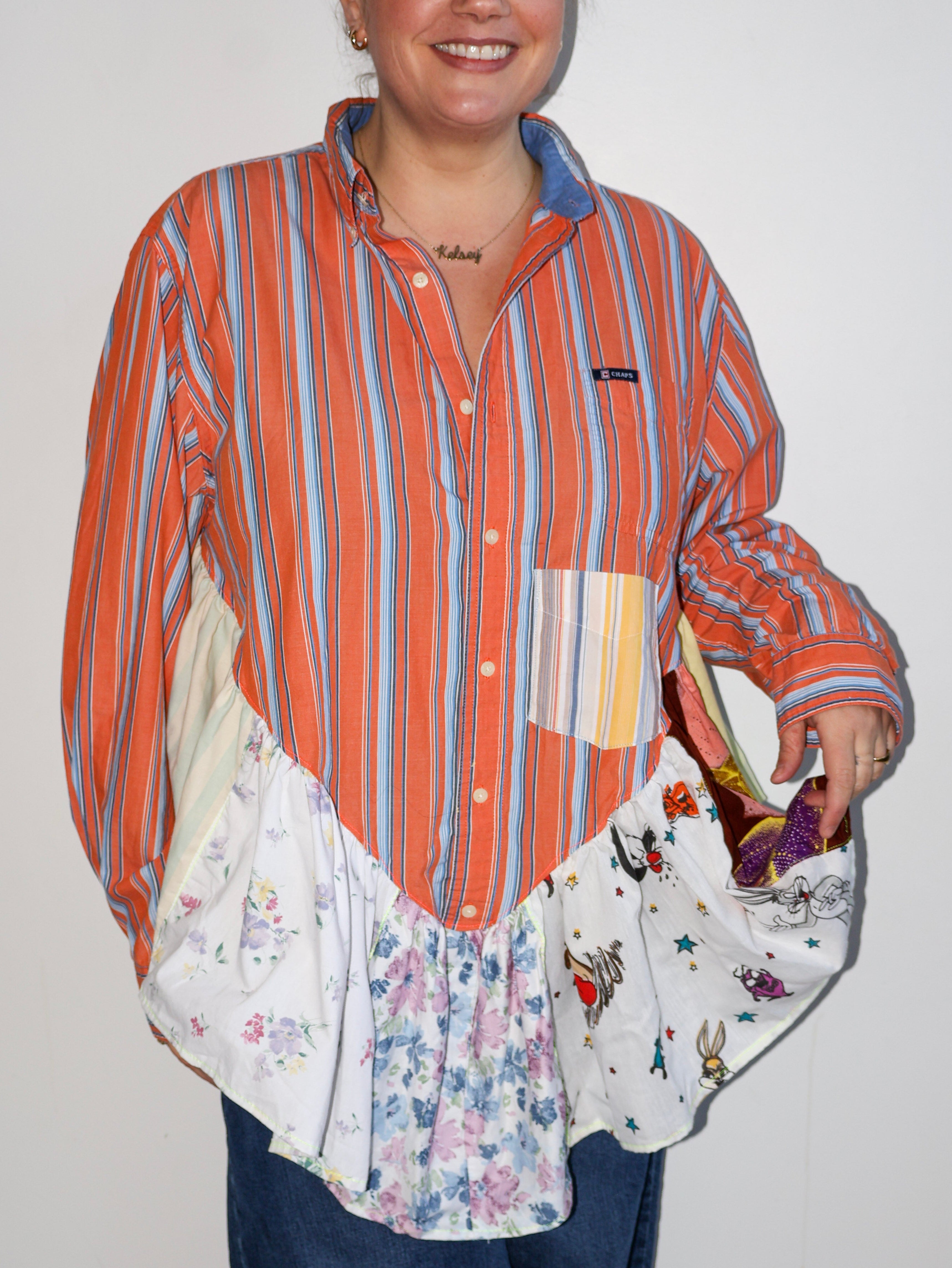 Cassie's Shop - Campbell Ruffle Shirt (2X)