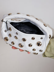 Dani Feris - White Stud Bag