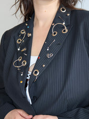 Shop Journal x BRZ - Cropped Embellished Blazer (XL/1X)