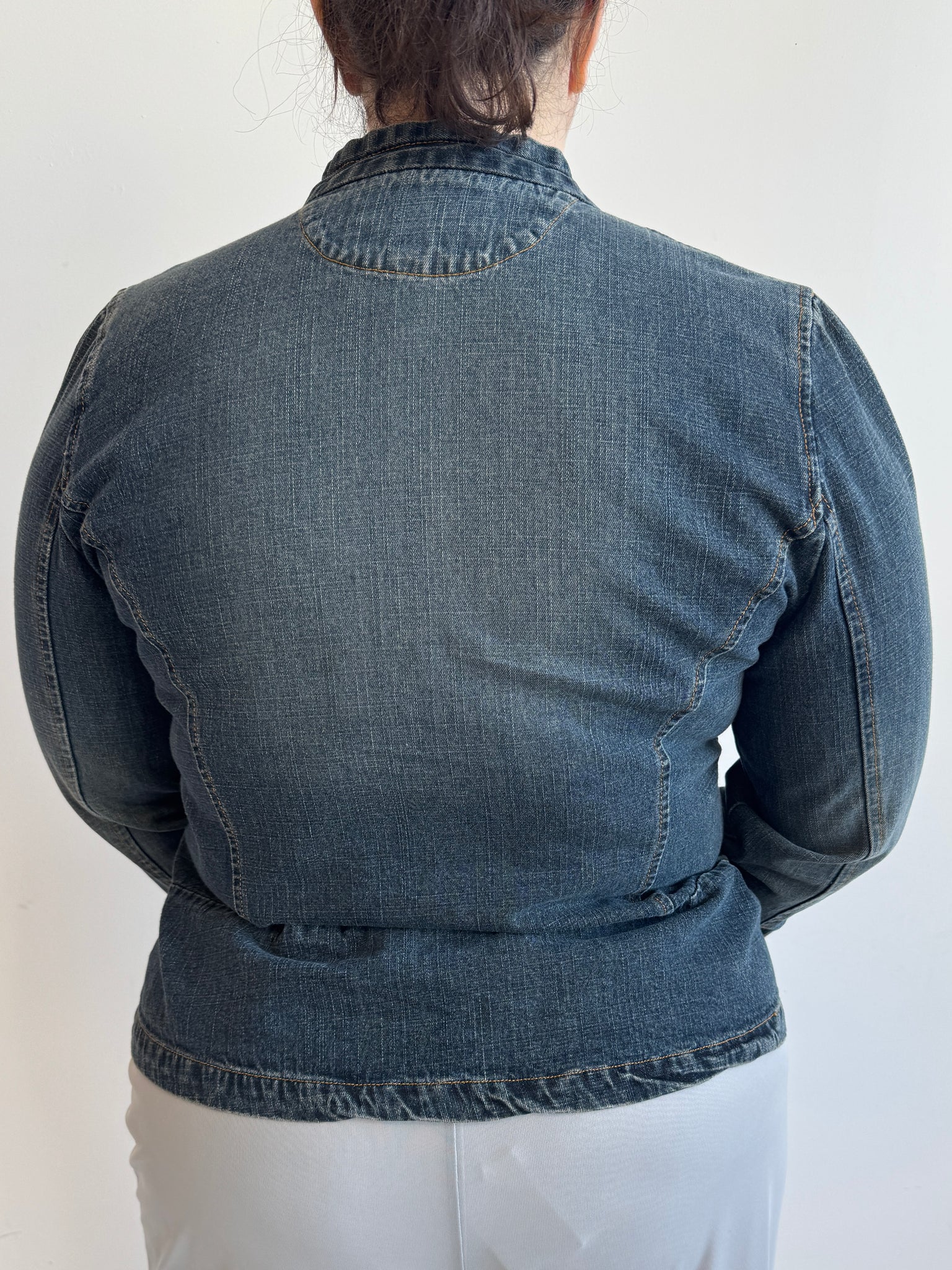 Vintage - Denim Hook Eye Jacket (XL)