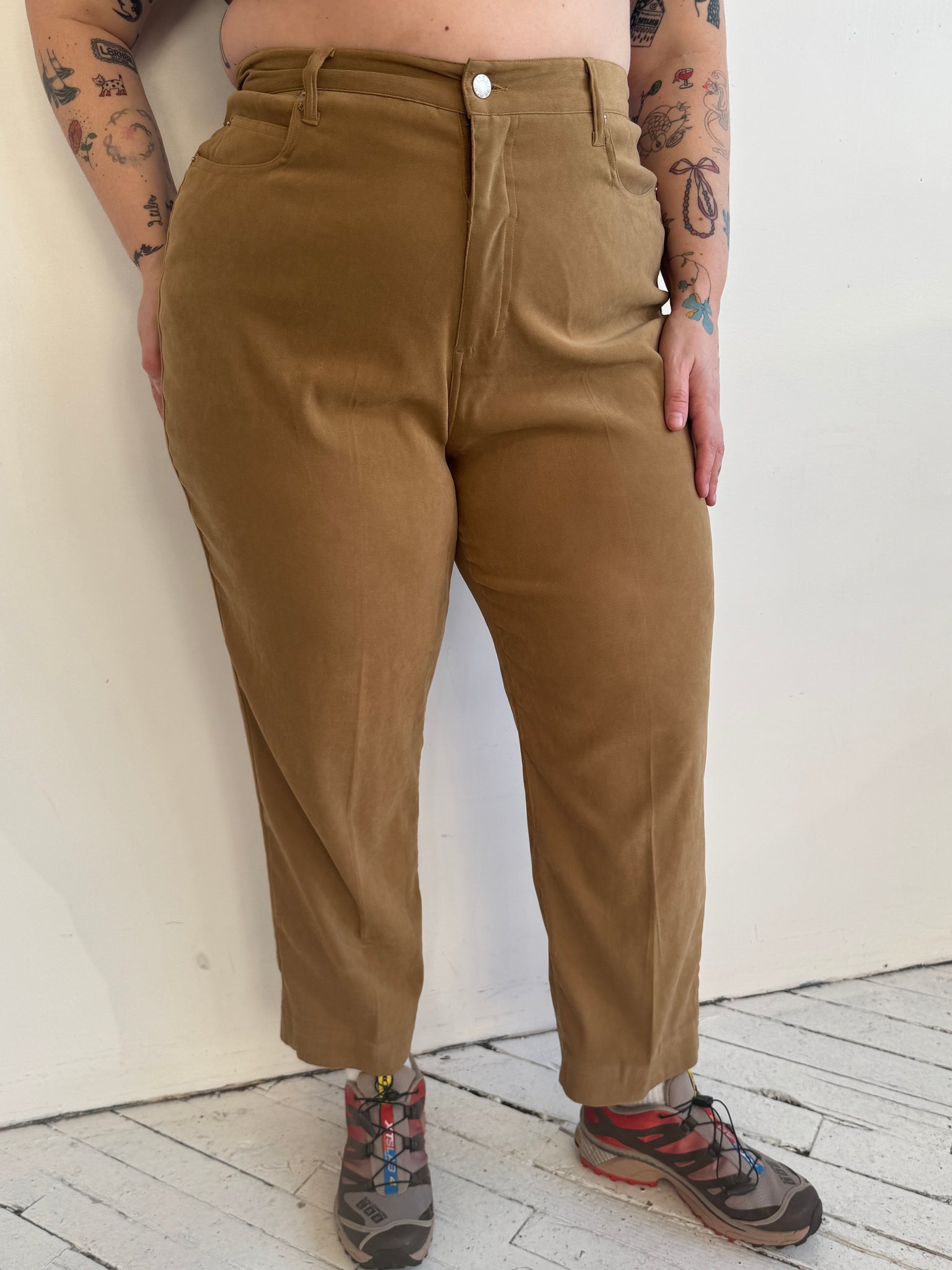 Vintage - Camel Slacks (XL/1X)