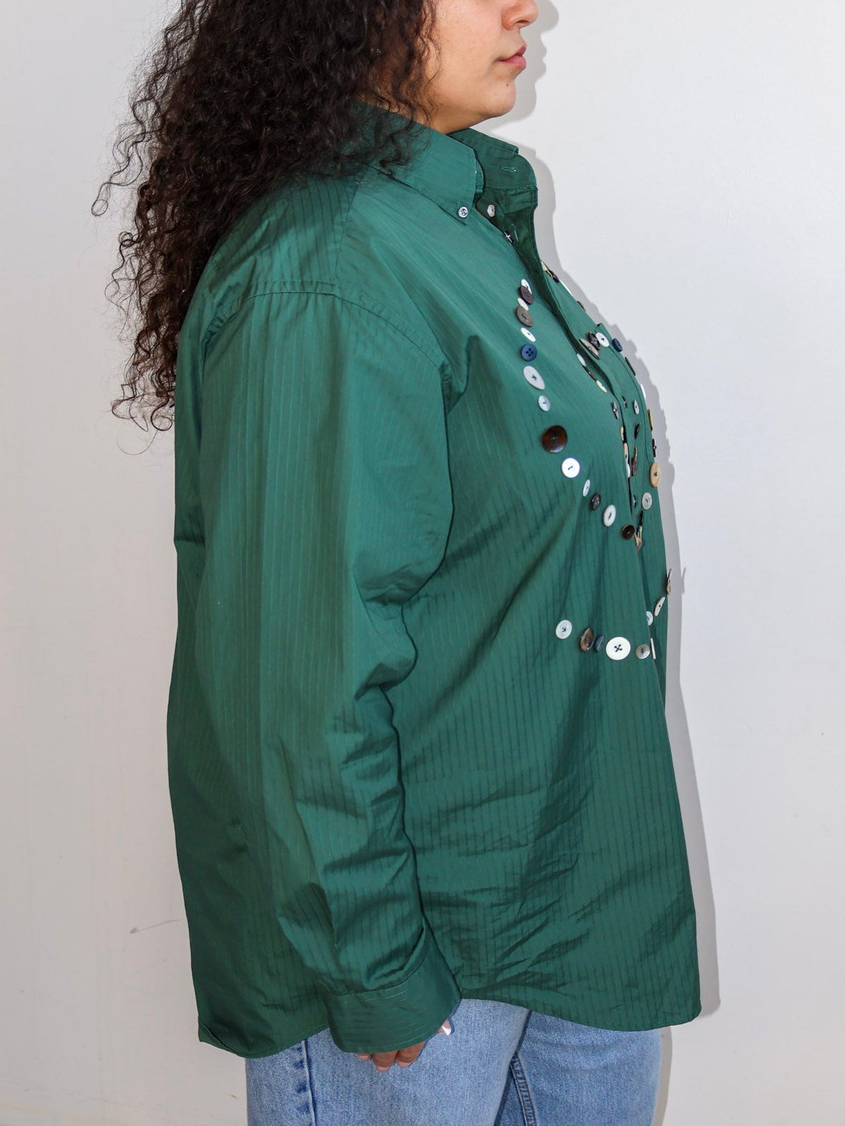 Maya x BRZ - Green Spiral Shirt (2X)