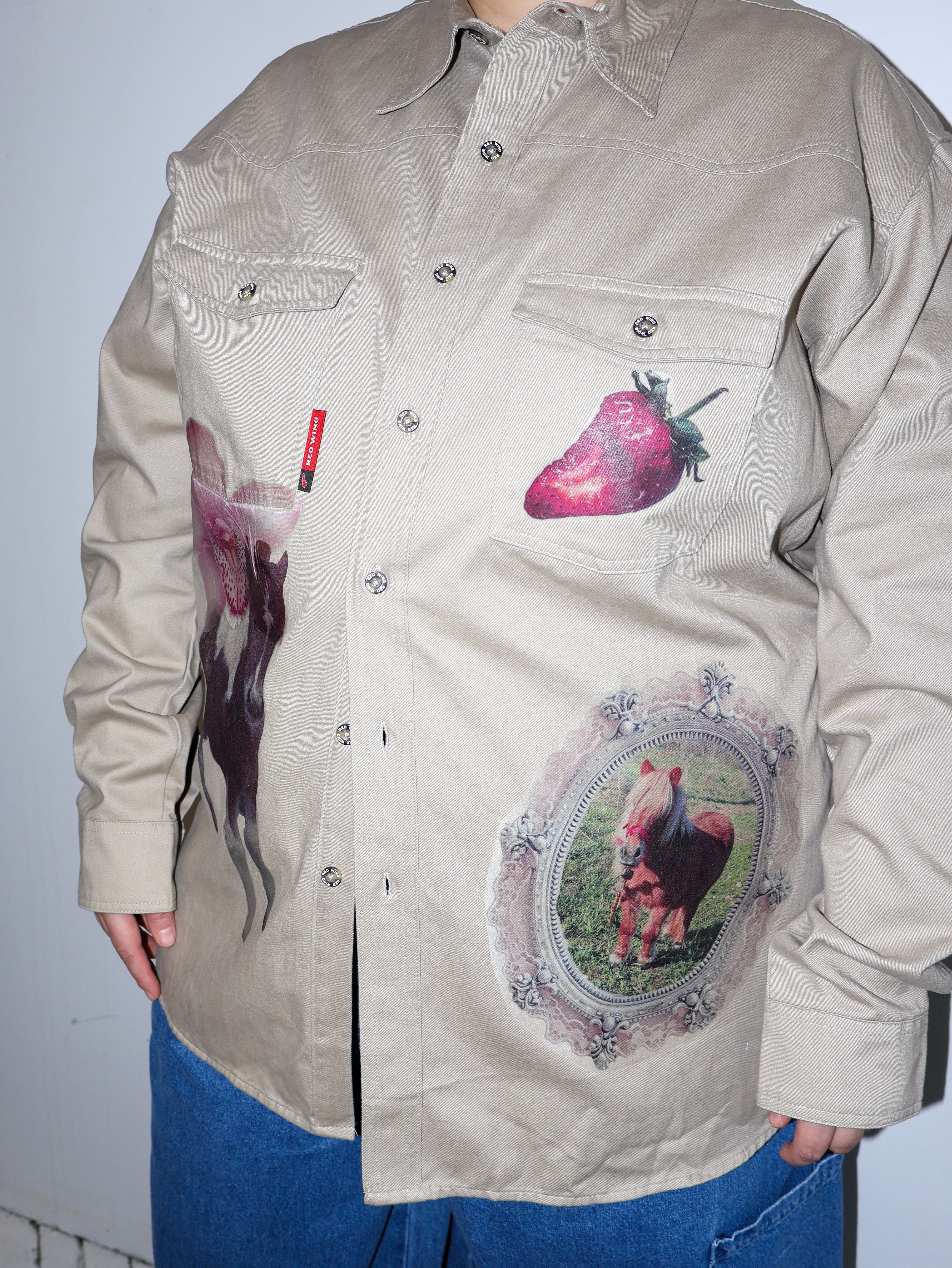 Sadbsh x BRZ - Pony Screen Printed Shirt (2X)