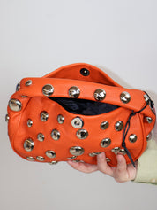 Dani Feris - Orange Stud Bag