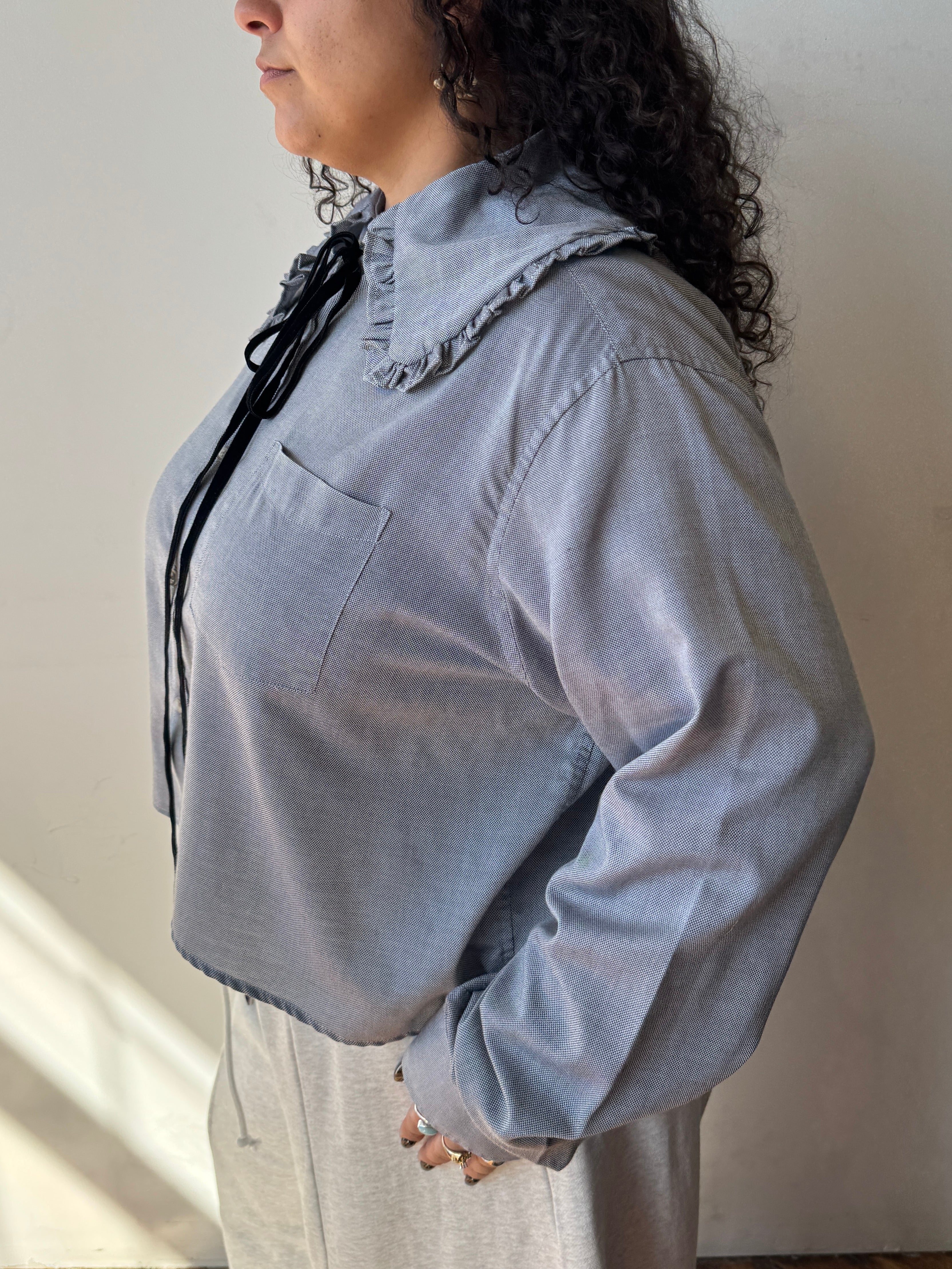 Grandpa's Shirts - Grey Lily Shirt (2X/3X)