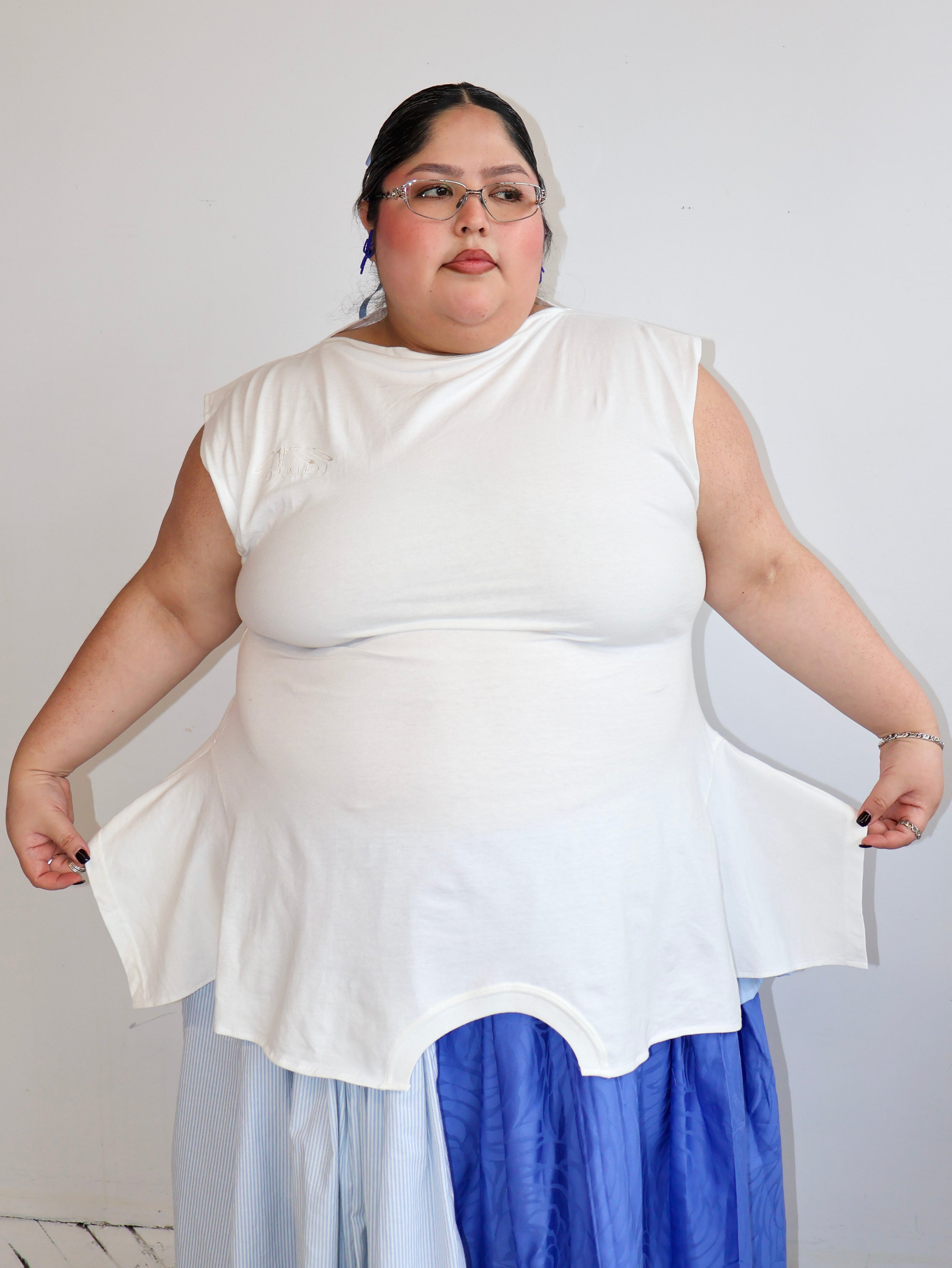 Gina Corrieri x BRZ - White 180 Top (3X/4X)