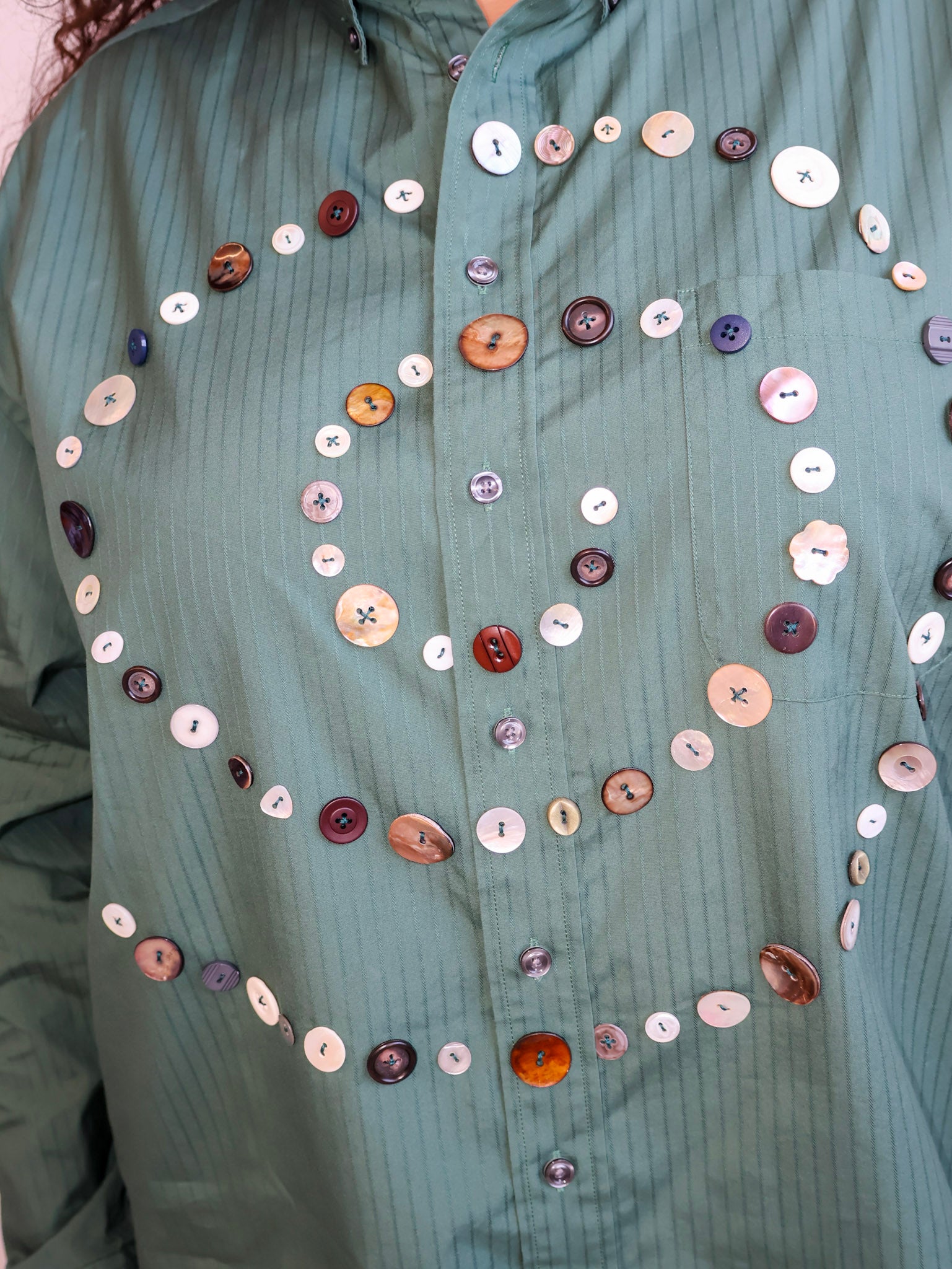 Maya x BRZ - Green Spiral Shirt (2X)