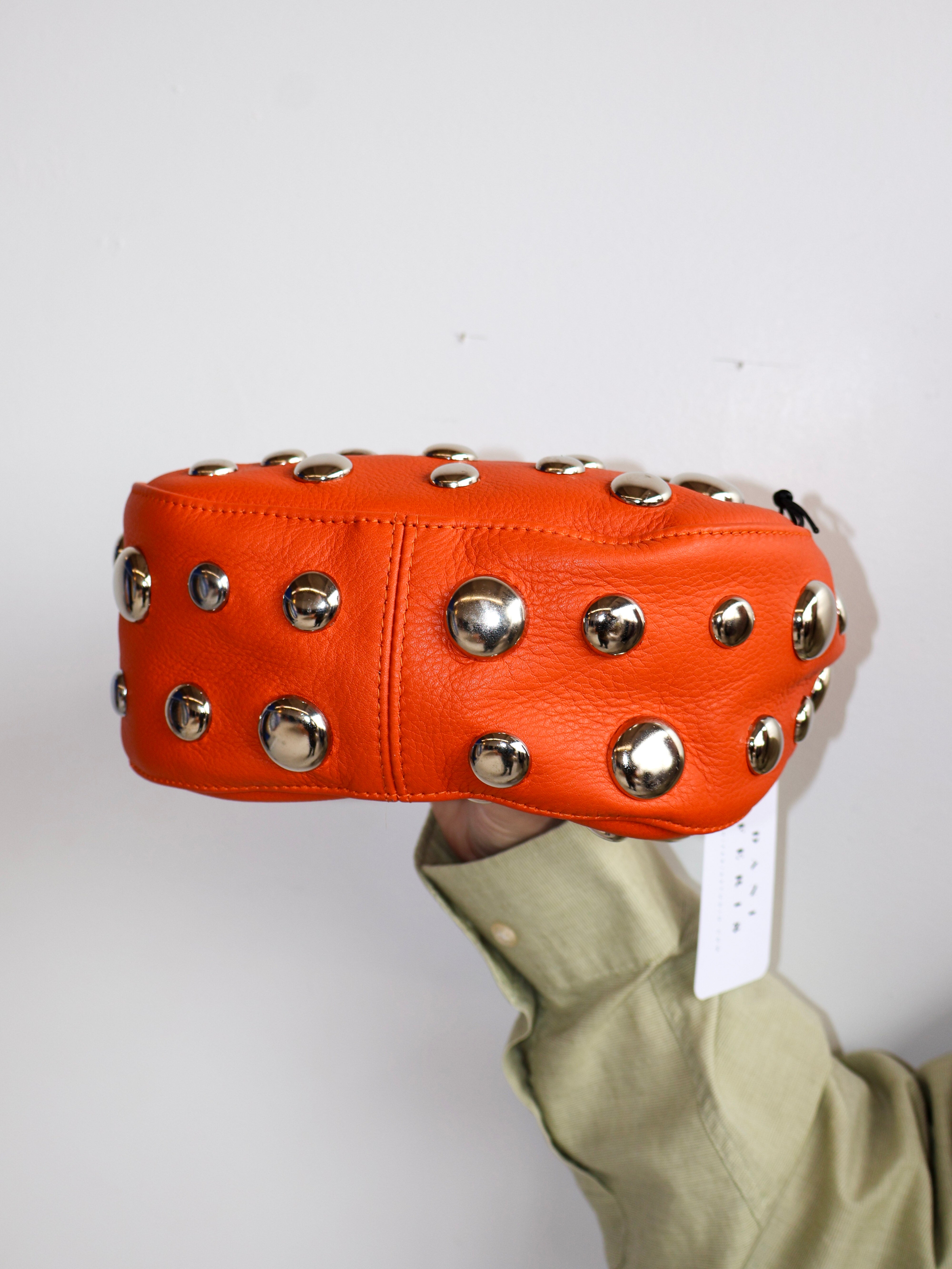 Dani Feris - Orange Stud Bag