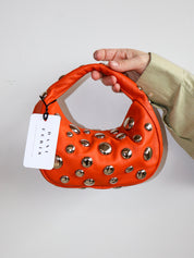 Dani Feris - Orange Stud Bag
