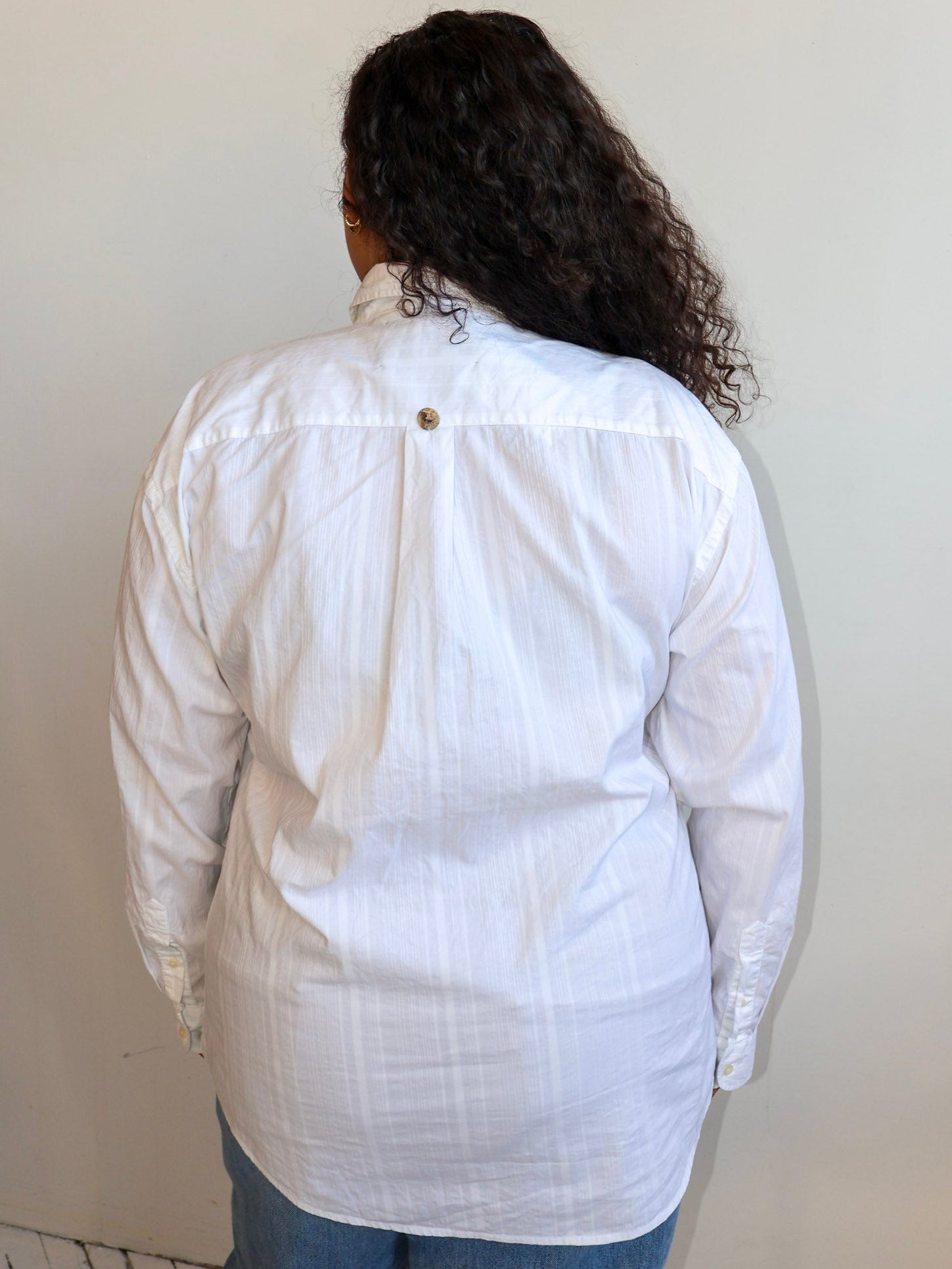 Maya x BRZ - White Double Spiral Shirt (XL/1X)