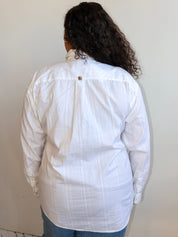 Maya x BRZ - White Double Spiral Shirt (XL/1X)